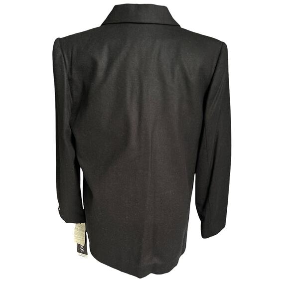 Sag Harbor Vintage New Dead Stock Size 12 P 100% Wool Back Oversized Blazer - Picture 2 of 8